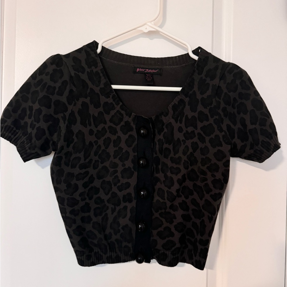 Vintage betsey Johnson Cardigan 2008